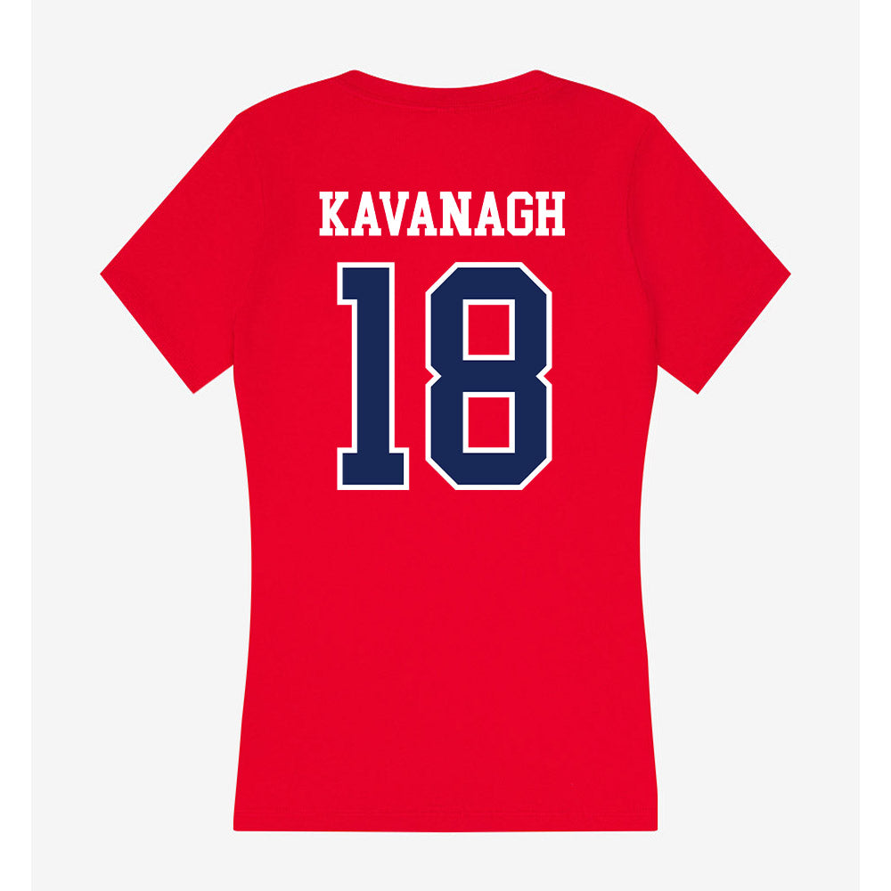 Arizona - NCAA Softball : Emma Kavanagh - Women's V-Neck T-Shirt-1