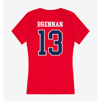 Arizona - NCAA Baseball : Cash Brennan - Women's V-Neck T-Shirt-1