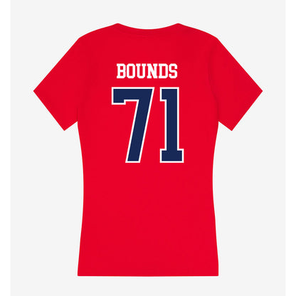 Arizona - NCAA Football : Tristan Bounds - Women's V-Neck T-Shirt-1