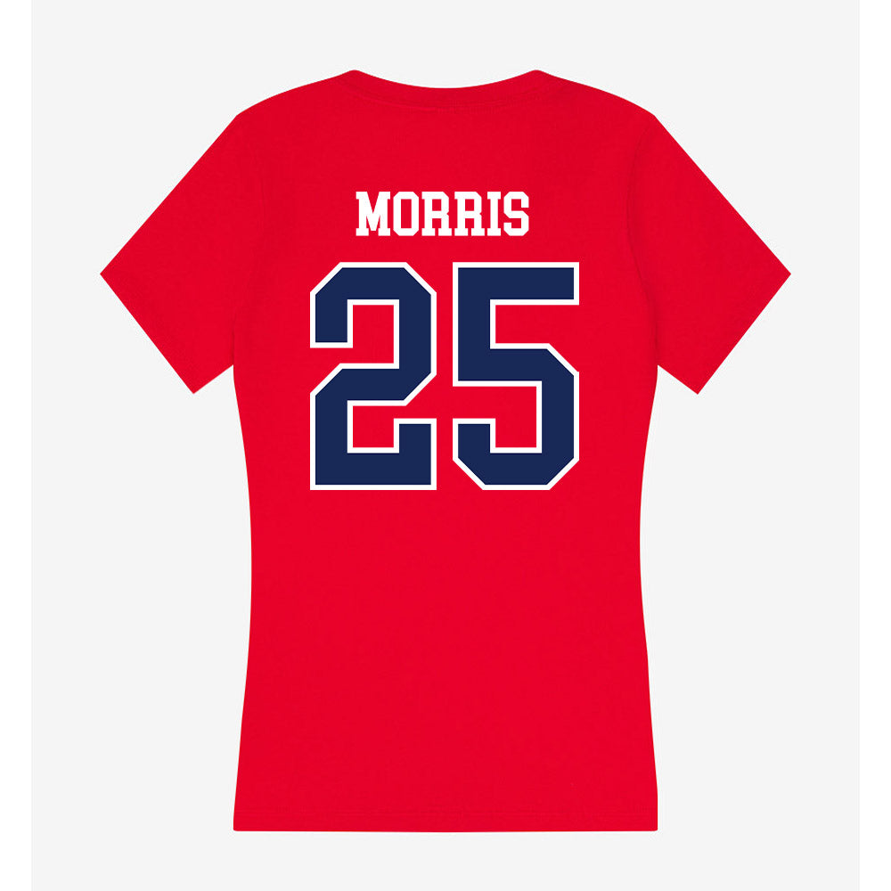 Arizona - NCAA Women's Basketball : Aliyahna Morris - Classic Shersey Women's V-Neck T-Shirt-1
