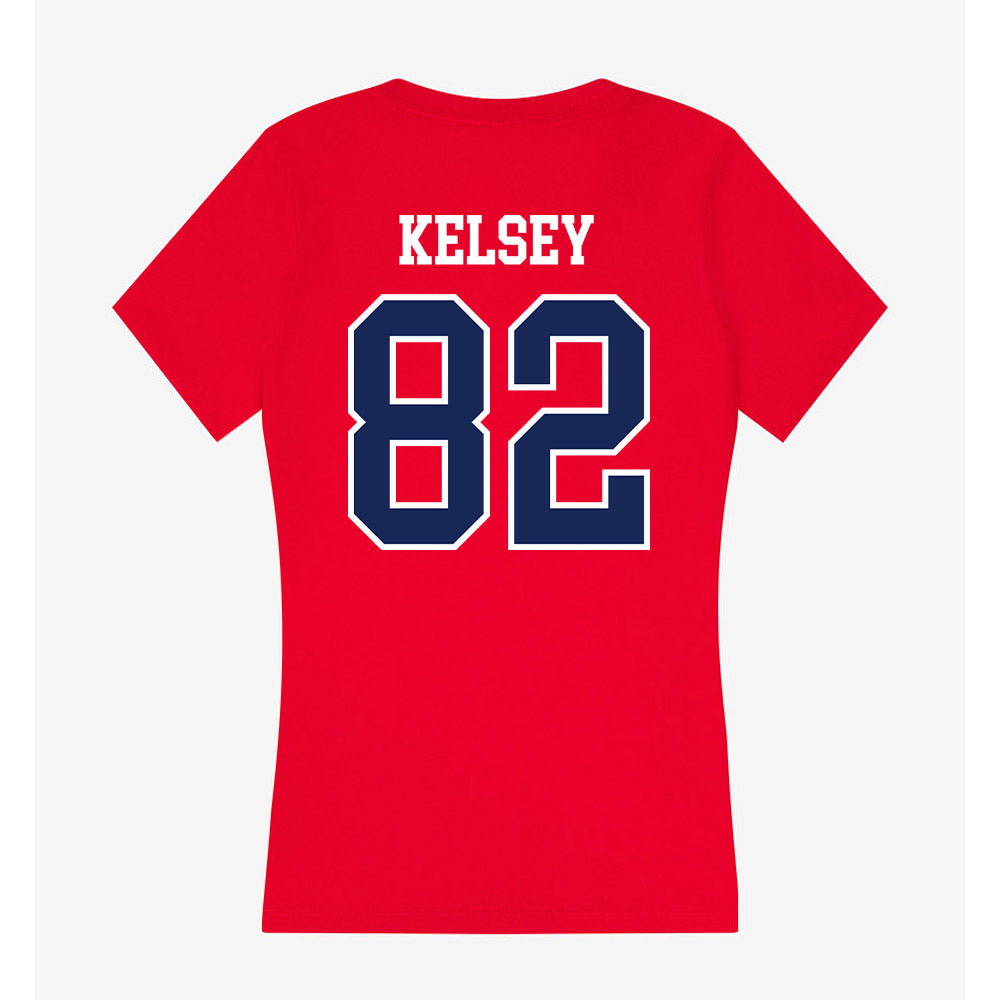 Arizona - NCAA Football : Landon Kelsey - Women's V-Neck T-Shirt-1