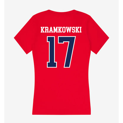 Arizona - NCAA Baseball : Owen Kramkowski - Women's V-Neck T-Shirt-1