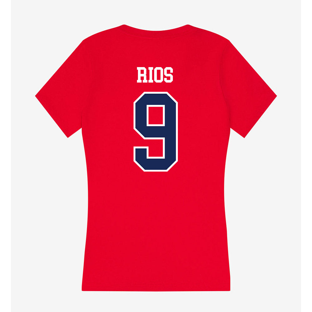Arizona - NCAA Football : Oscar Rios - Women's V-Neck T-Shirt-1