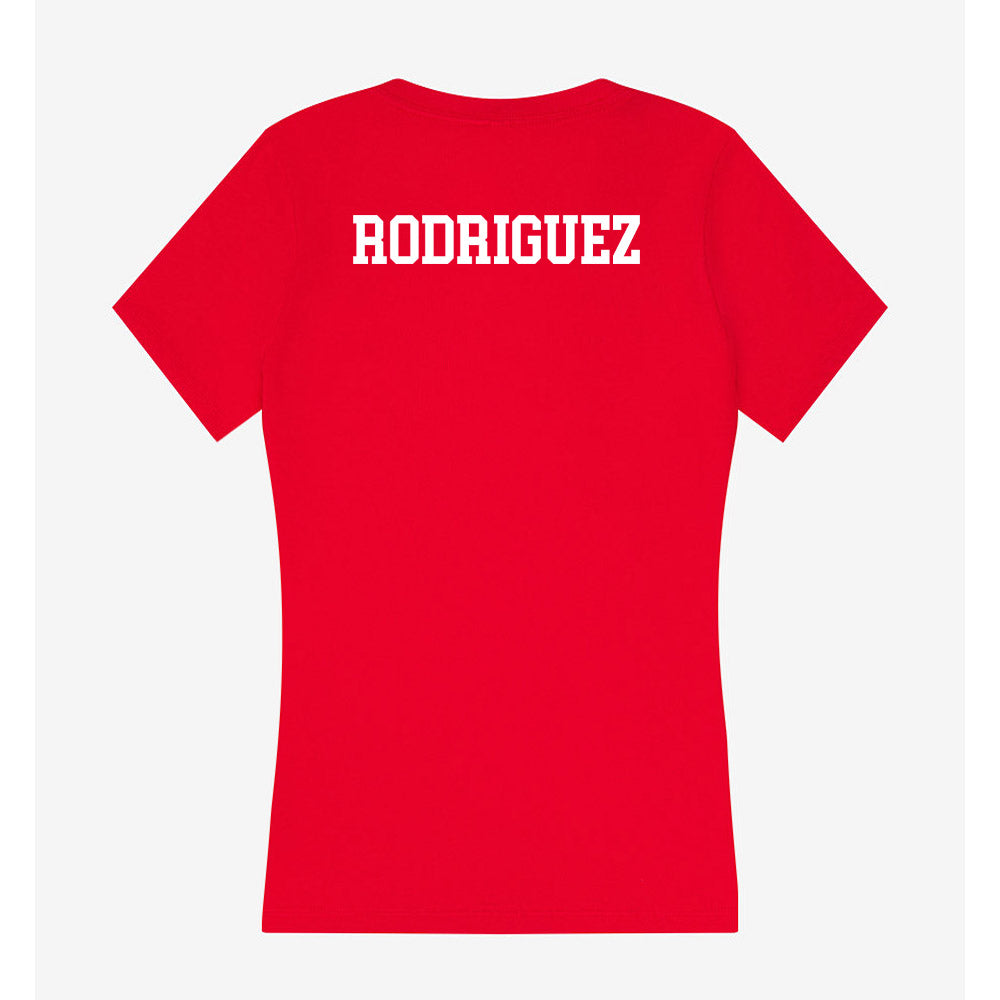 Arizona - NCAA Men's Track & Field : Xavier Rodriguez - Women's V-Neck T-Shirt-1