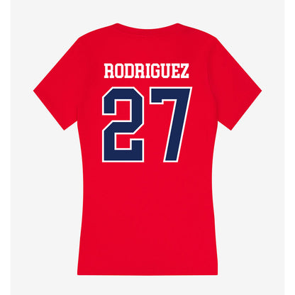 Arizona - NCAA Baseball : Dominic Rodriguez - Women's V-Neck T-Shirt-1