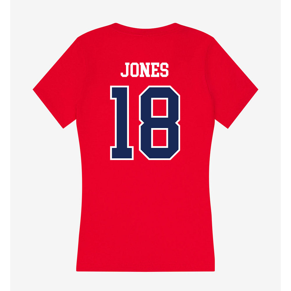 Arizona - NCAA Football : Carter Jones - Women's V-Neck T-Shirt-1