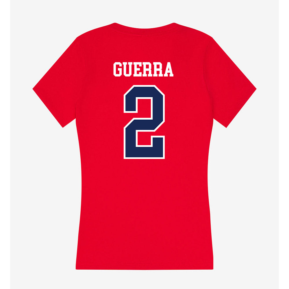 Arizona - NCAA Baseball : Ethan Guerra - Women's V-Neck T-Shirt-1