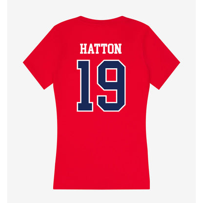 Arizona - NCAA Women's Volleyball : Brookelyn Hatton - Women's V-Neck T-Shirt-1