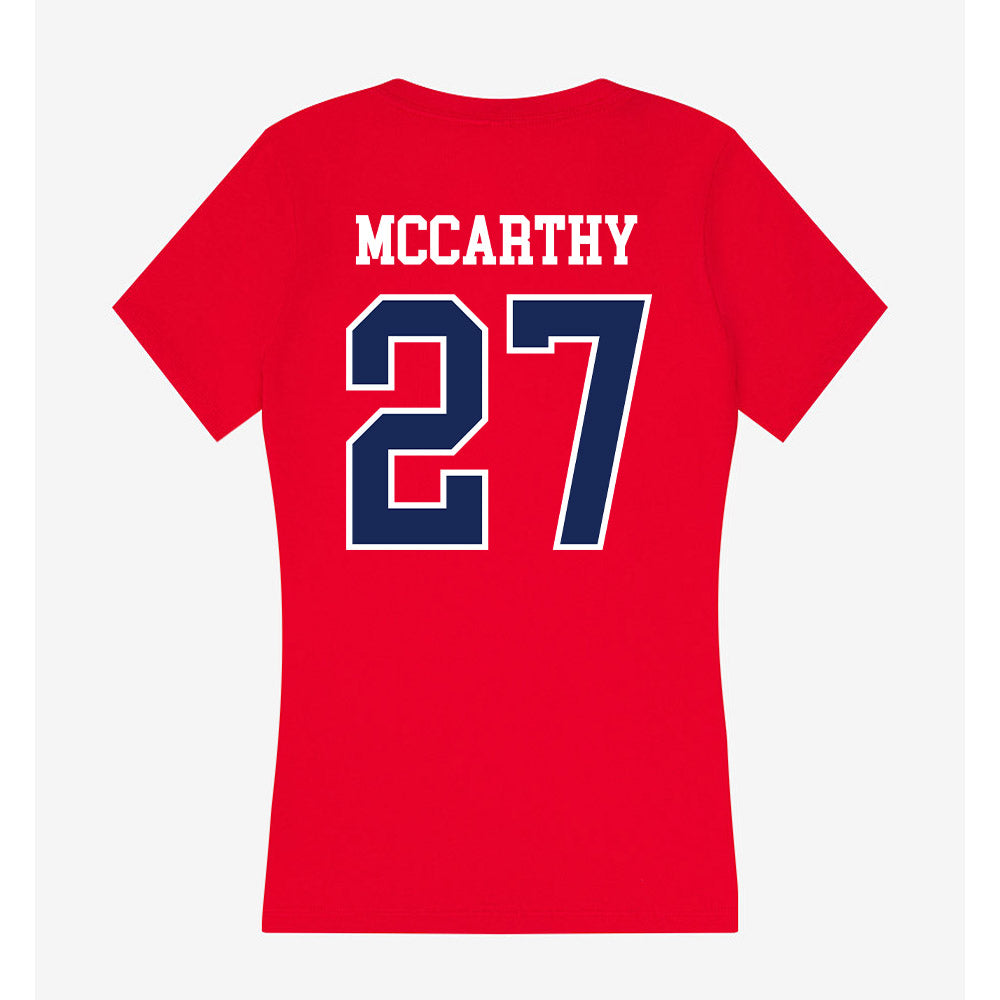 Arizona - NCAA Women's Soccer : Evie McCarthy - Women's V-Neck T-Shirt-1