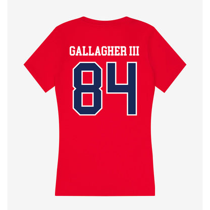 Arizona - NCAA Football : Rodney Gallagher III - Women's V-Neck T-Shirt-1