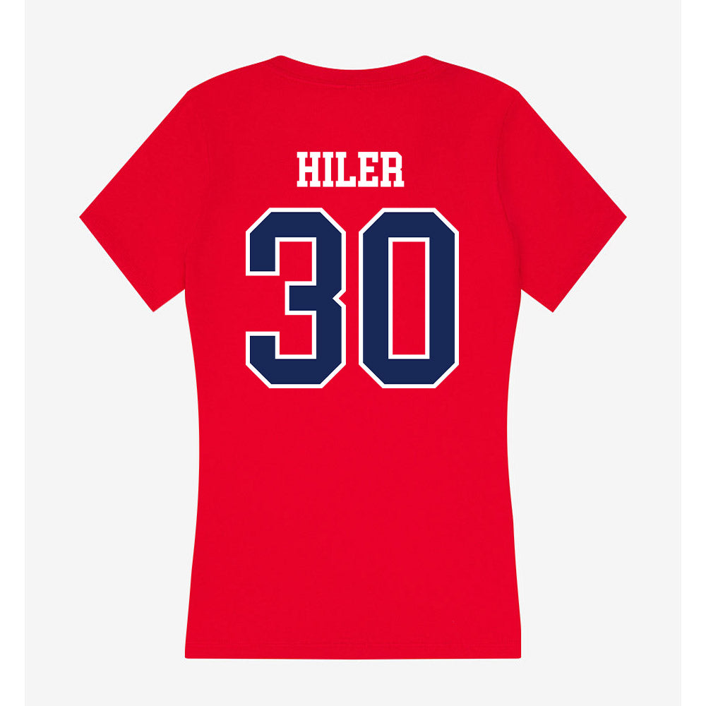Arizona - NCAA Football : Xaier Hiler - Women's V-Neck T-Shirt-1