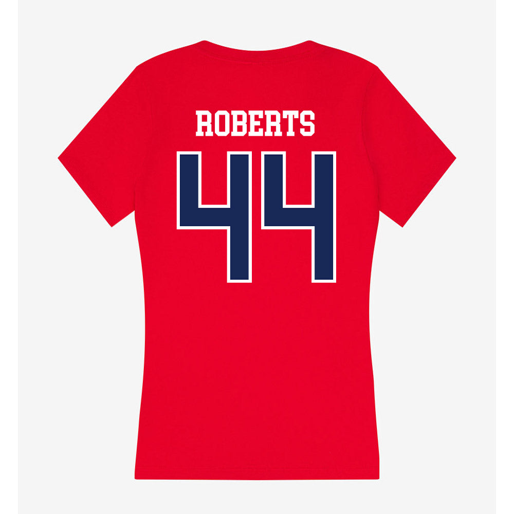 Arizona - NCAA Football : Antwan Roberts - Women's V-Neck T-Shirt-1