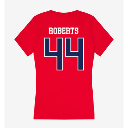 Arizona - NCAA Football : Antwan Roberts - Women's V-Neck T-Shirt-1