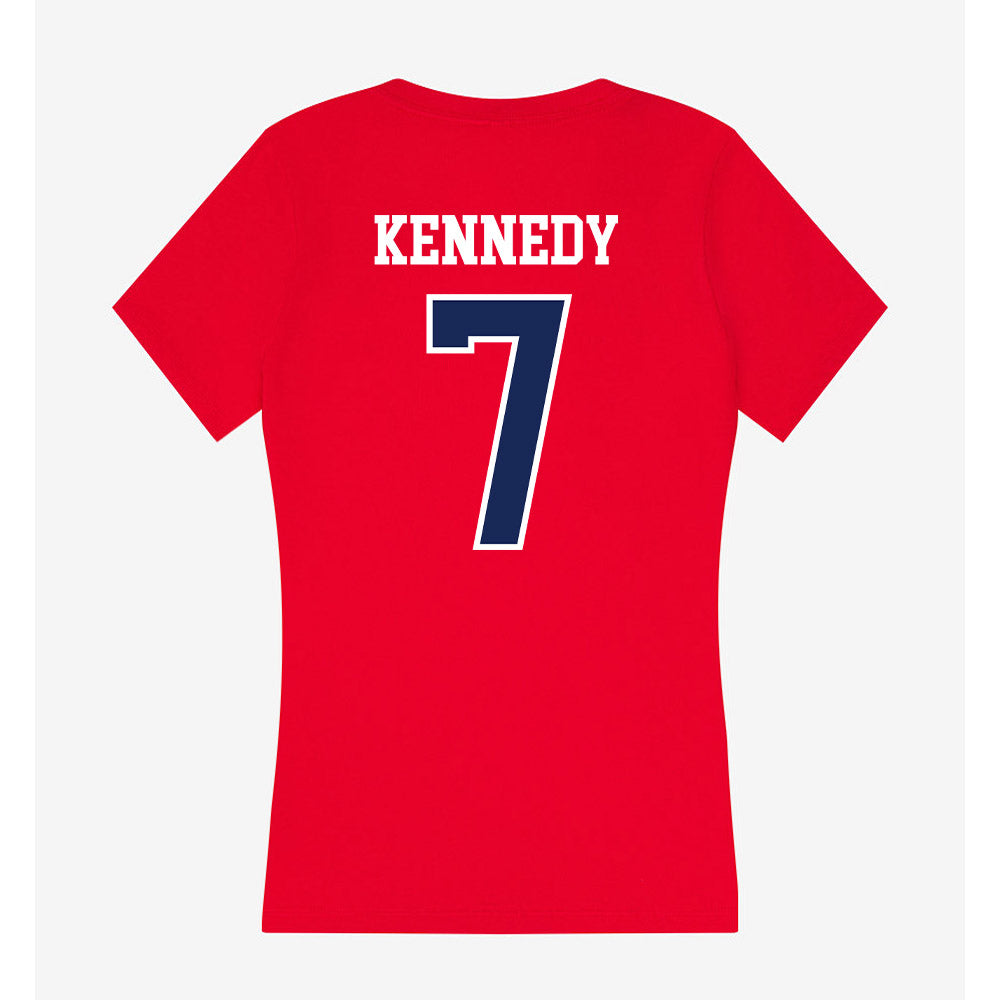 Arizona - NCAA Football : Chase Kennedy - Women's V-Neck T-Shirt-1