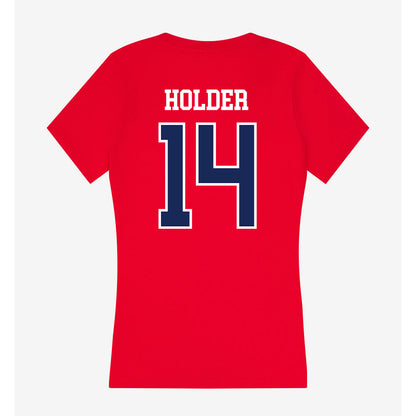 Arizona - NCAA Softball : Rylie Holder - Women's V-Neck T-Shirt-1