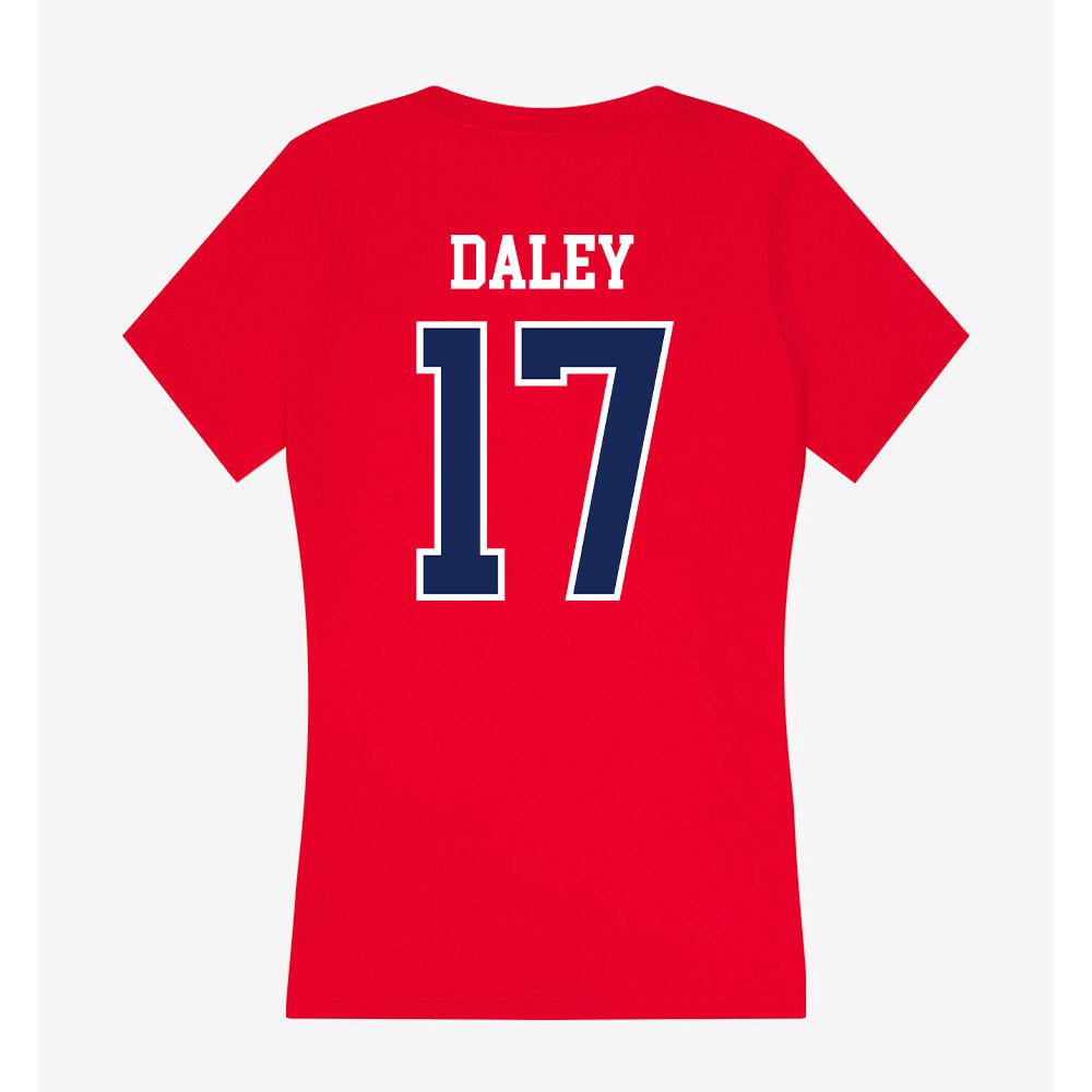 Arizona - NCAA Softball : Molli Daley - Women's V-Neck T-Shirt-1