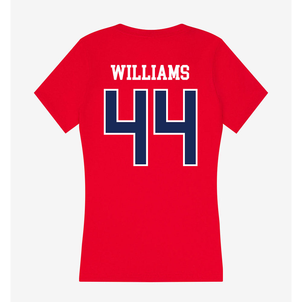 Arizona - NCAA Football : Prince Williams - Women's V-Neck T-Shirt-1
