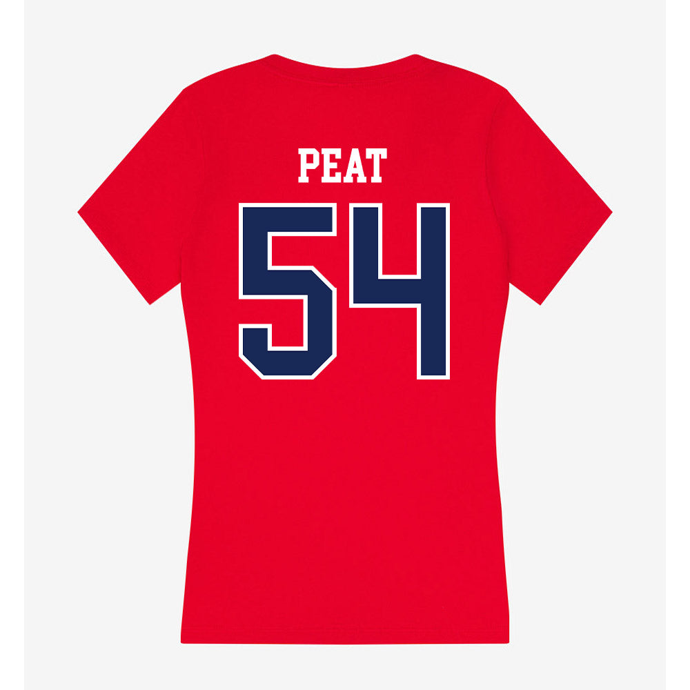 Arizona - NCAA Football : Keona Peat - Women's V-Neck T-Shirt-1