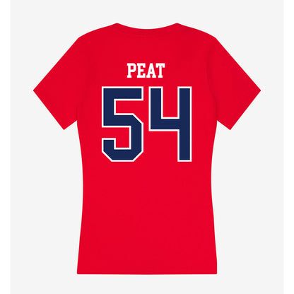 Arizona - NCAA Football : Keona Peat - Women's V-Neck T-Shirt-1