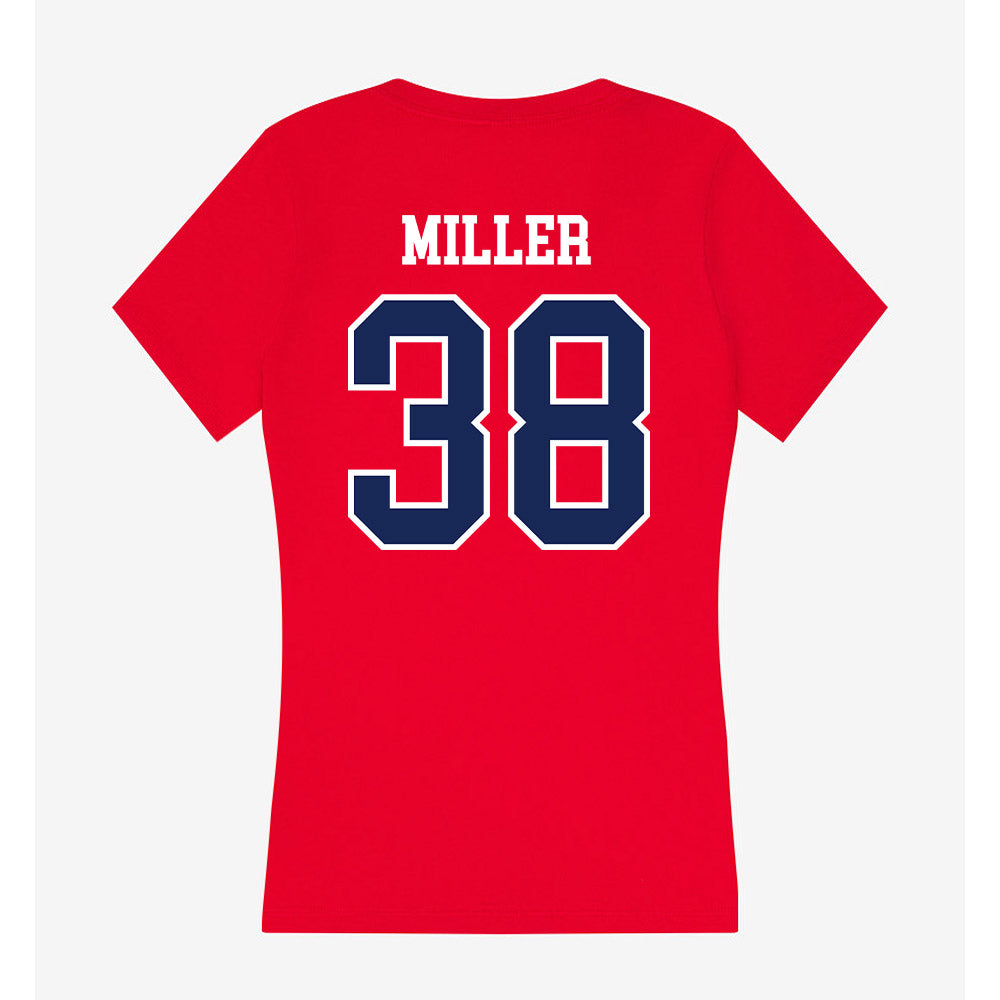 Arizona - NCAA Football : Aiden Miller - Women's V-Neck T-Shirt-1