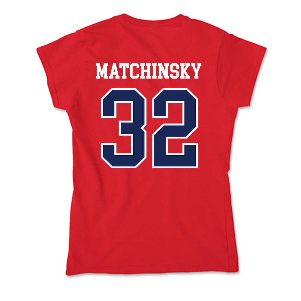 Arizona - NCAA Beach Volleyball : Holly Matchinsky - Soft Style Women’s T-Shirt-1