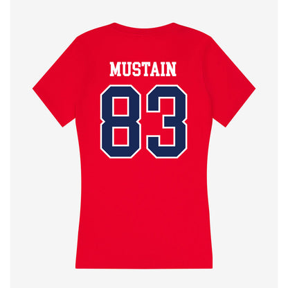Arizona - NCAA Football : Tyler Mustain - Women's V-Neck T-Shirt-1