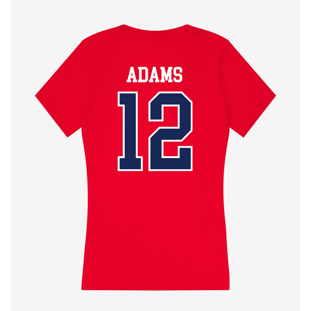 Arizona - NCAA Softball : Jalen Adams - Women's V-Neck T-Shirt-1