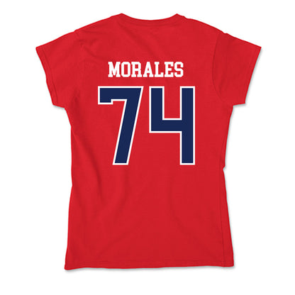 Arizona - NCAA Football : Justin Morales - Soft Style Women’s T-Shirt-1
