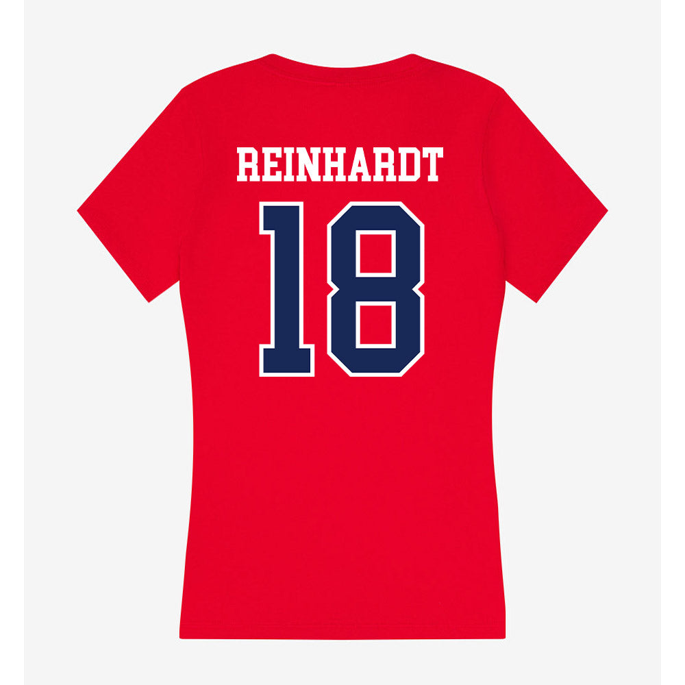 Arizona - NCAA Women's Soccer : Whitney Reinhardt - Women's V-Neck T-Shirt-1