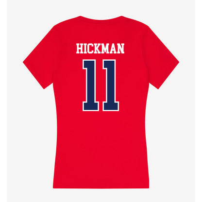 Arizona - NCAA Baseball : Benton Hickman - Women's V-Neck T-Shirt-1