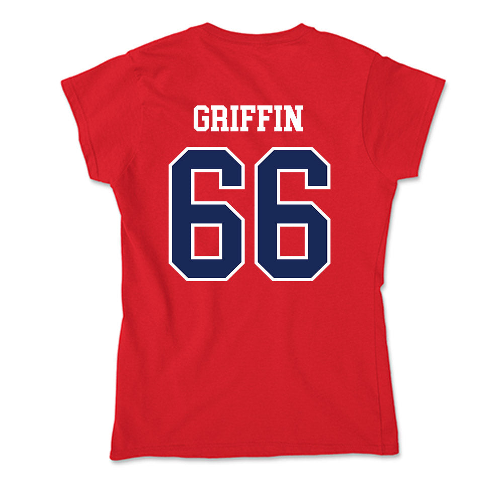 Arizona - NCAA Football : Jaxon Griffin - Soft Style Women’s T-Shirt-1