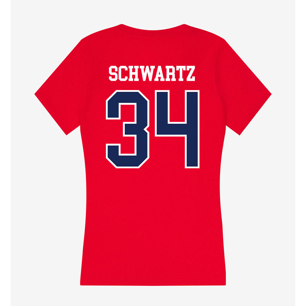 Arizona - NCAA Football : Carter Schwartz - Women's V-Neck T-Shirt-1