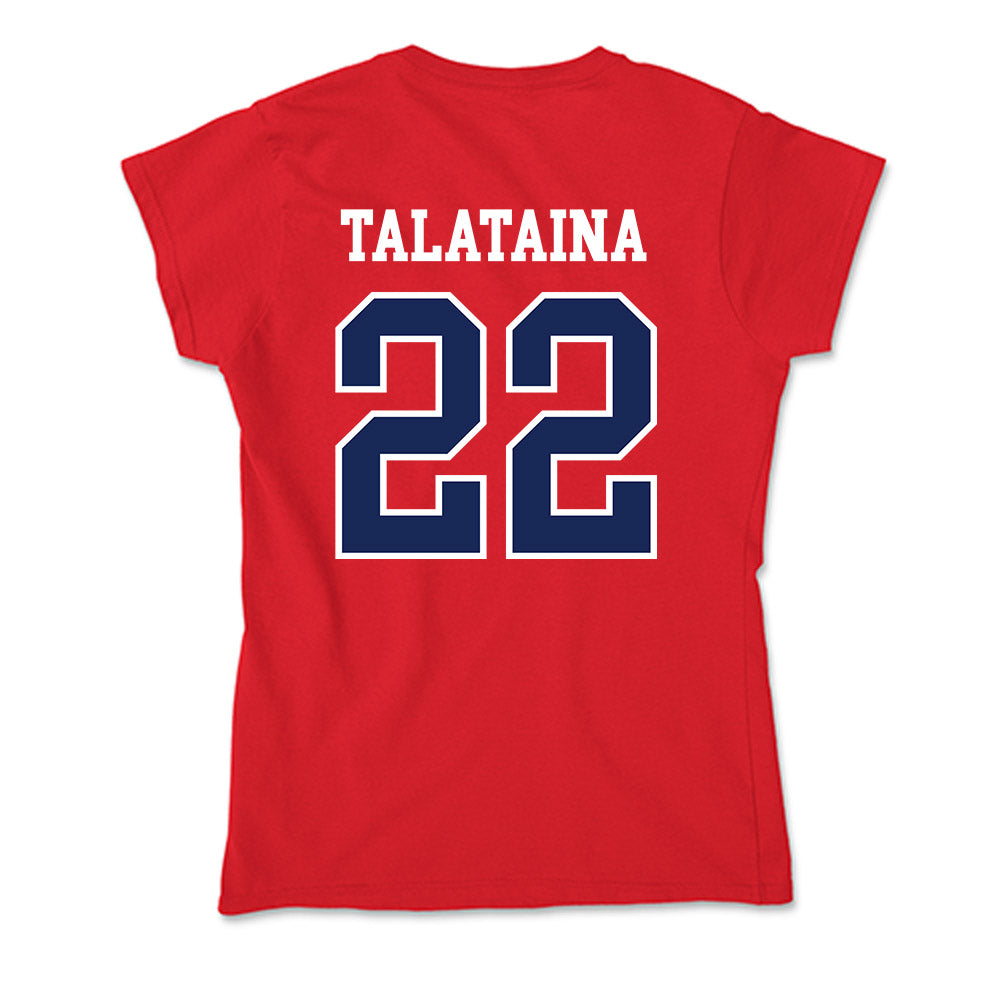 Arizona - NCAA Softball : Sinalei Talataina - Soft Style Women’s T-Shirt-1
