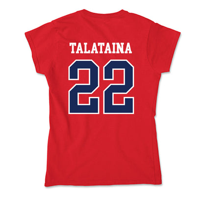 Arizona - NCAA Softball : Sinalei Talataina - Soft Style Women’s T-Shirt-1