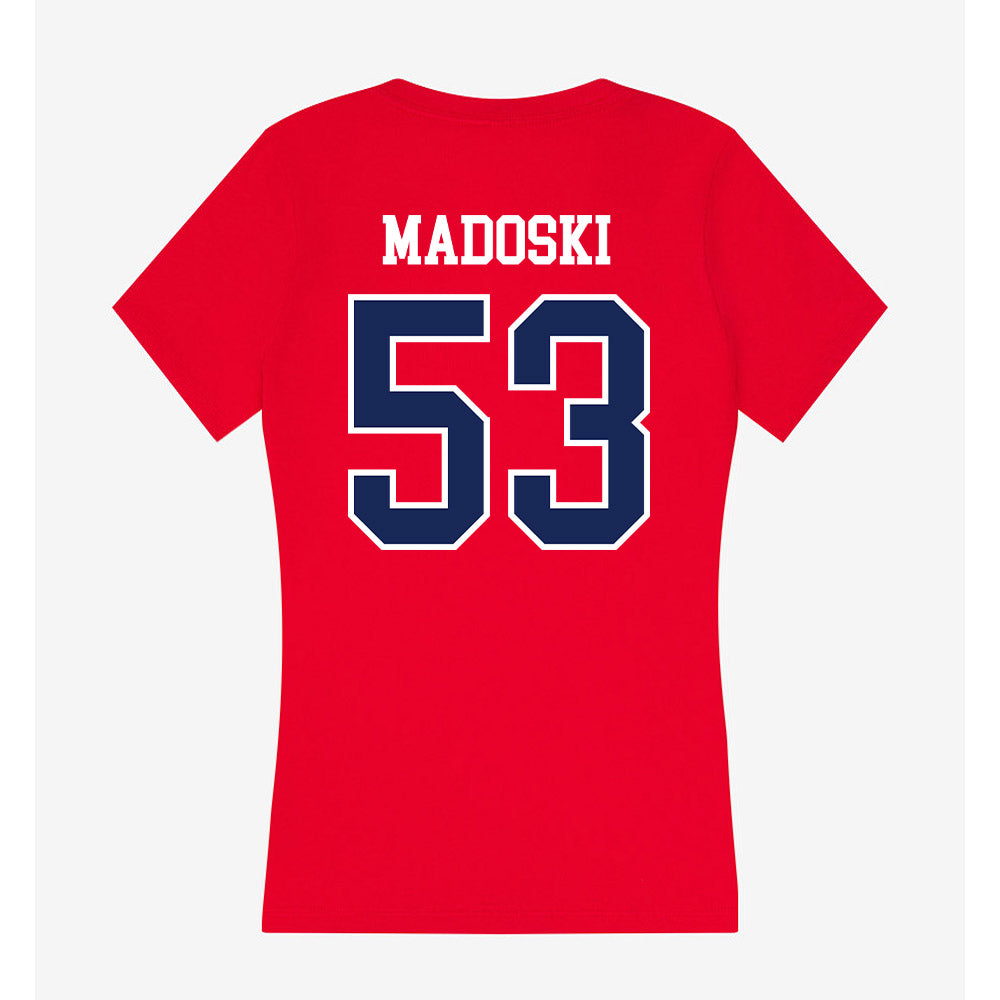 Arizona - NCAA Football : Christian Madoski - Women's V-Neck T-Shirt-1