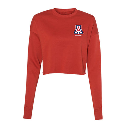 Arizona - NCAA Football : Kevin Moorer II - Classic Shersey Women's Cropped Crew Fleece-0