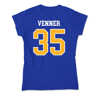 Pittsburgh - NCAA Women's Basketball : Meredith Venner - Soft Style Women’s T-Shirt-1