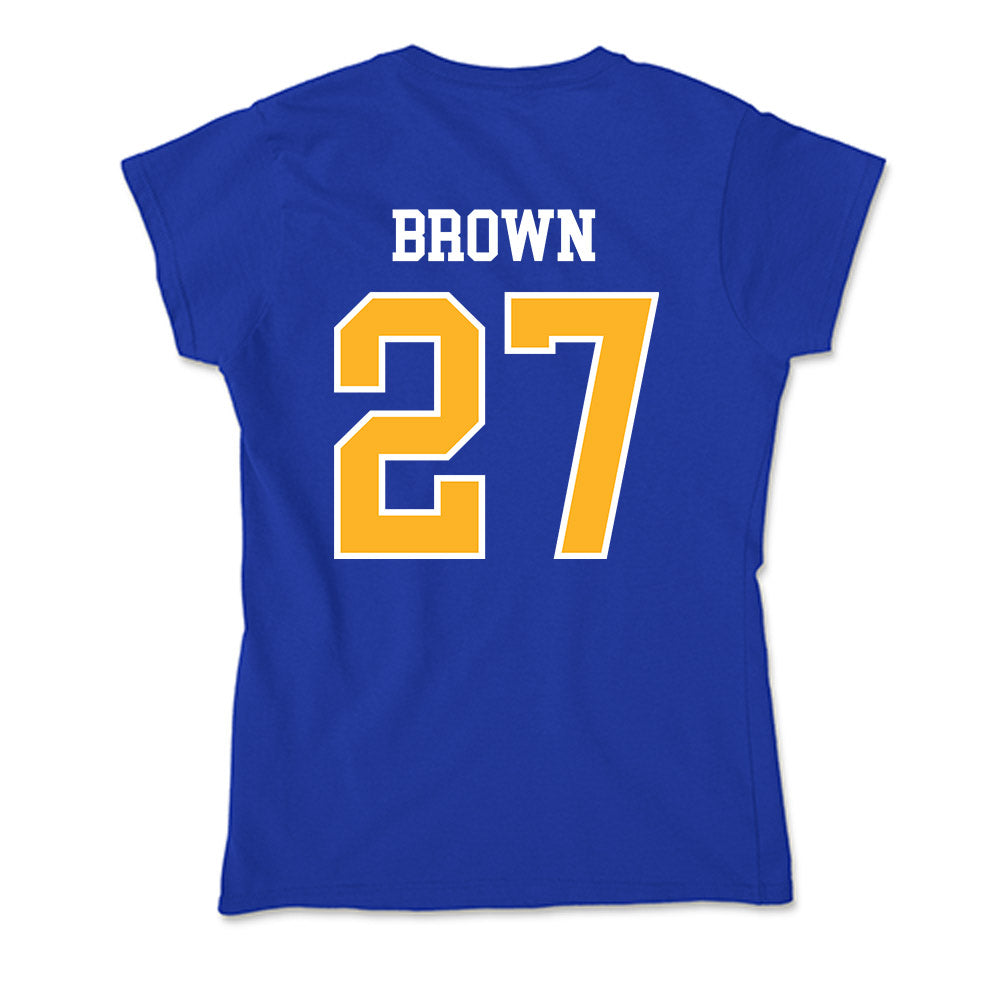 Pittsburgh - NCAA Football : Jaylin Brown - Soft Style Women’s T-Shirt-1