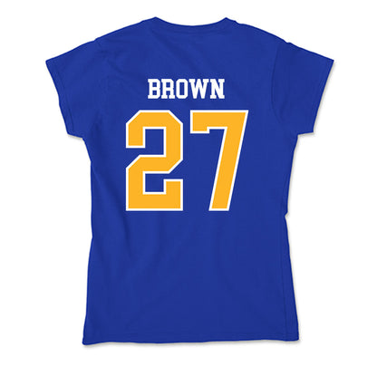 Pittsburgh - NCAA Football : Jaylin Brown - Soft Style Women’s T-Shirt-1