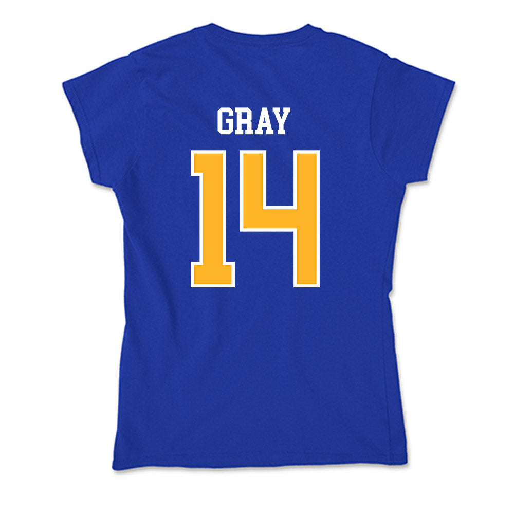 Pittsburgh - NCAA Baseball : Mikey Gray - Soft Style Women’s T-Shirt-1