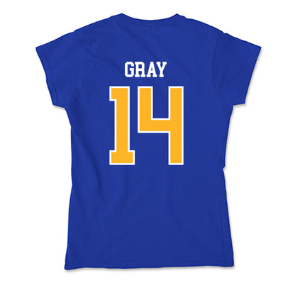 Pittsburgh - NCAA Baseball : Mikey Gray - Soft Style Women’s T-Shirt-1