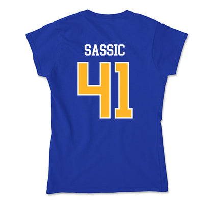 Pittsburgh - NCAA Football : Jake Sassic - Soft Style Women’s T-Shirt-1