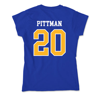Pittsburgh - NCAA Football : Joshua Pittman - Soft Style Women’s T-Shirt-1