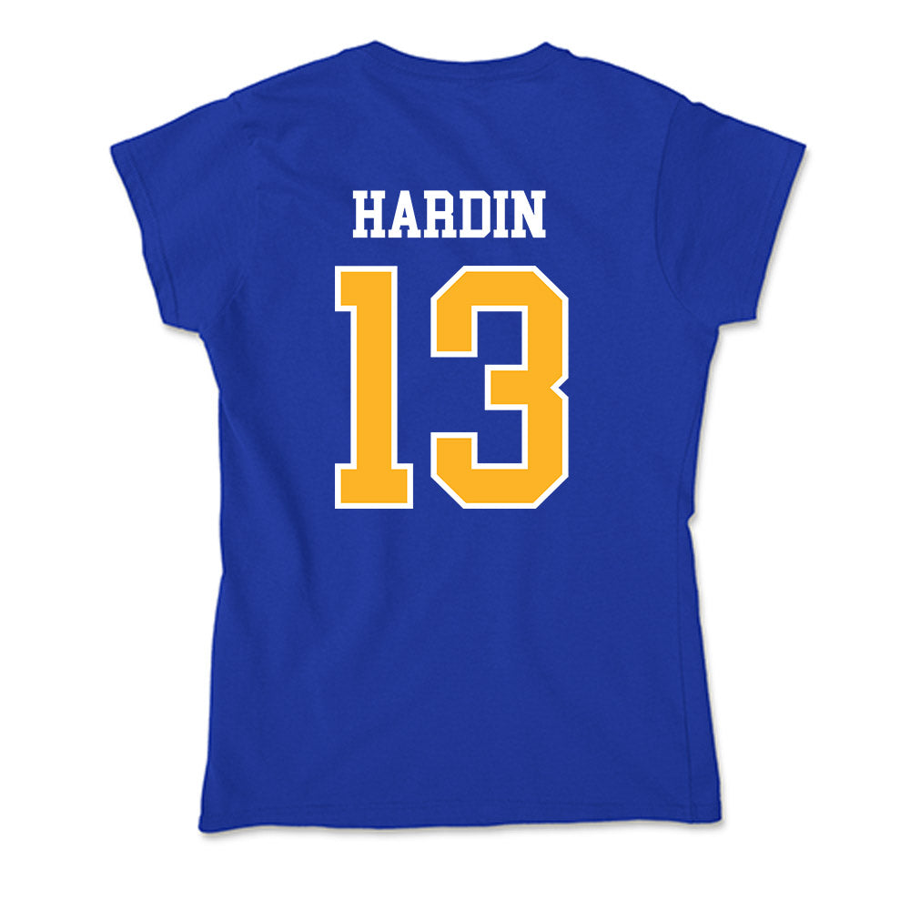 Pittsburgh - NCAA Men's Soccer : Joshua Hardin - Soft Style Women’s T-Shirt-1