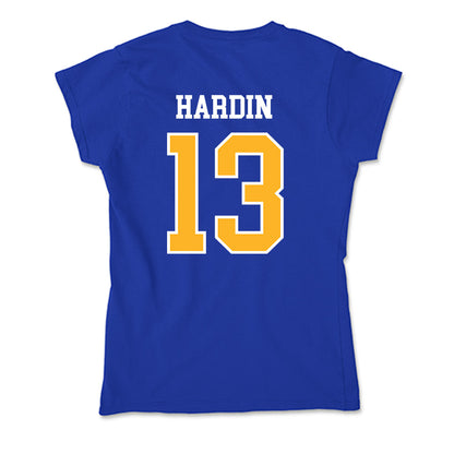 Pittsburgh - NCAA Men's Soccer : Joshua Hardin - Soft Style Women’s T-Shirt-1
