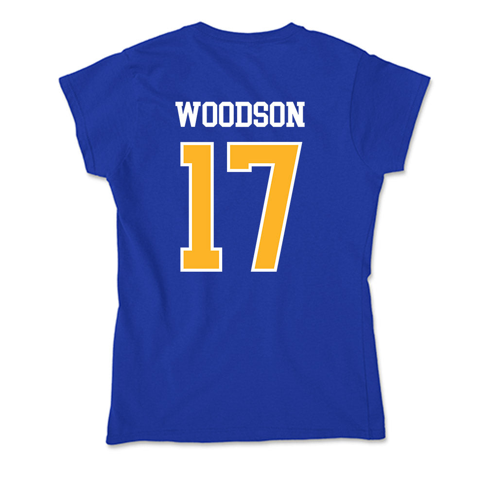 Pittsburgh - NCAA Football : Cole Woodson - Soft Style Women’s T-Shirt-1