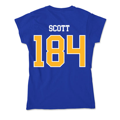 Pittsburgh - NCAA Wrestling : Kyle Scott - Soft Style Women’s T-Shirt-1