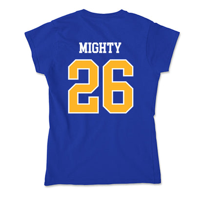 Pittsburgh - NCAA Men's Basketball : Armani Mighty - Soft Style Women’s T-Shirt-1