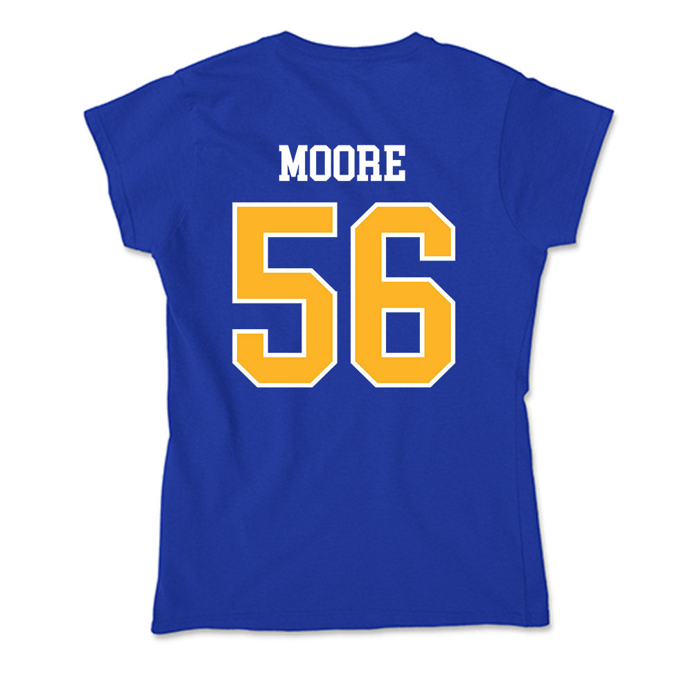Pittsburgh - NCAA Football : Jaeden Moore - Soft Style Women’s T-Shirt-1
