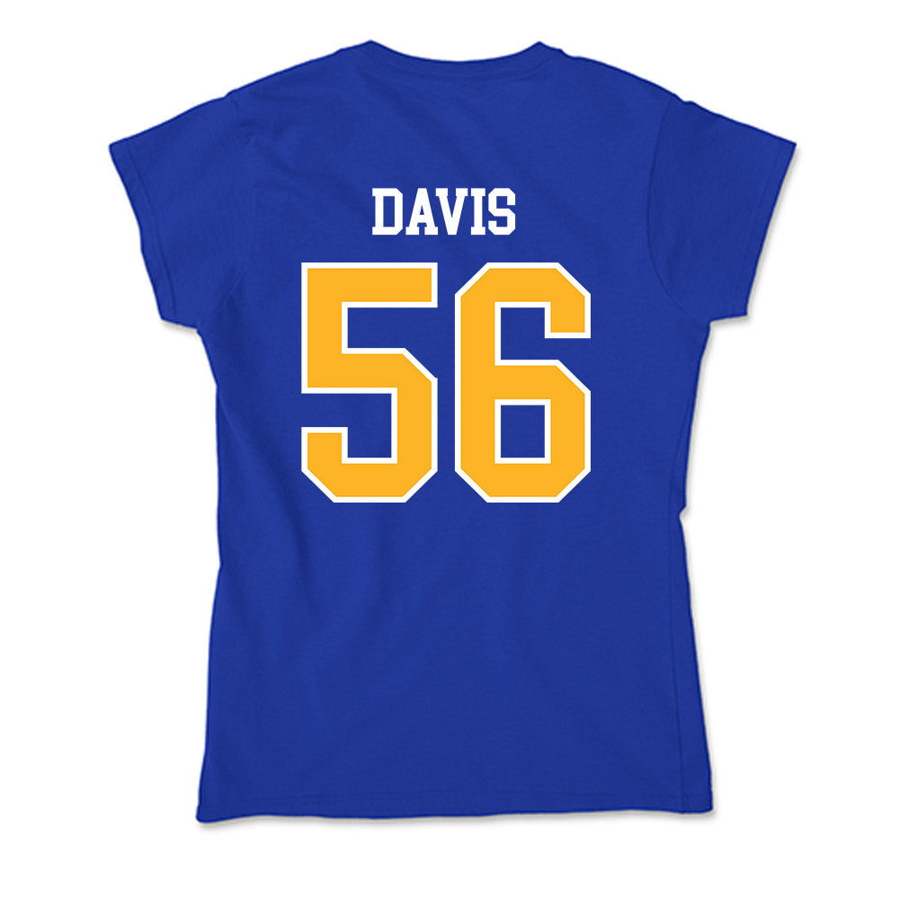 Pittsburgh - NCAA Football : Keylen Davis - Soft Style Women’s T-Shirt-1